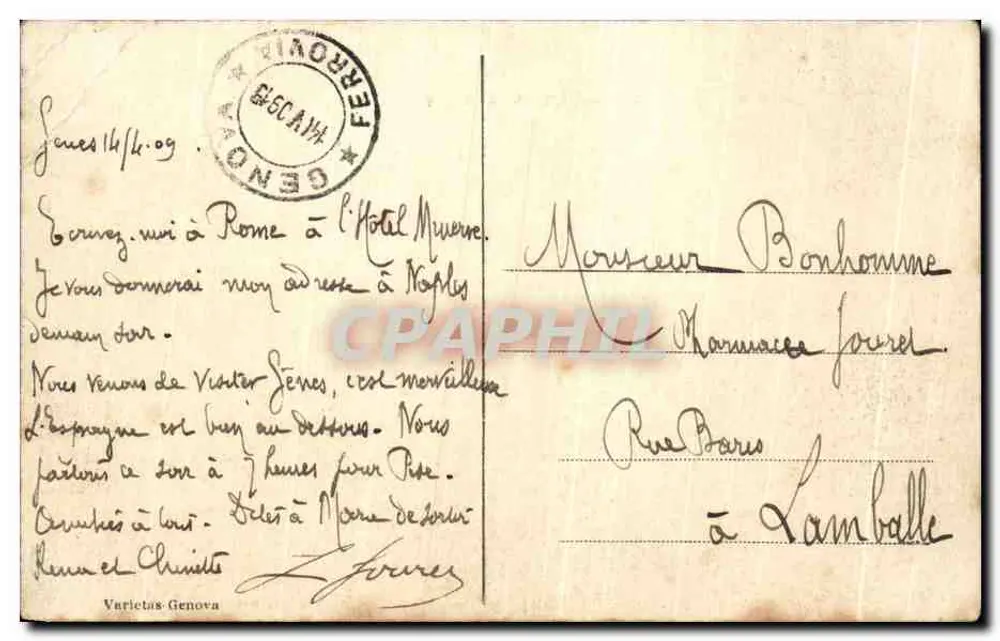 Genova — Circonvallazione a mare — Verietas - Verso