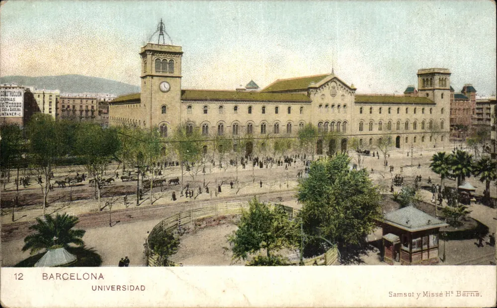 Barcelona — Universidade — Samsot y Missé Hª Barna, n°12 - Frente