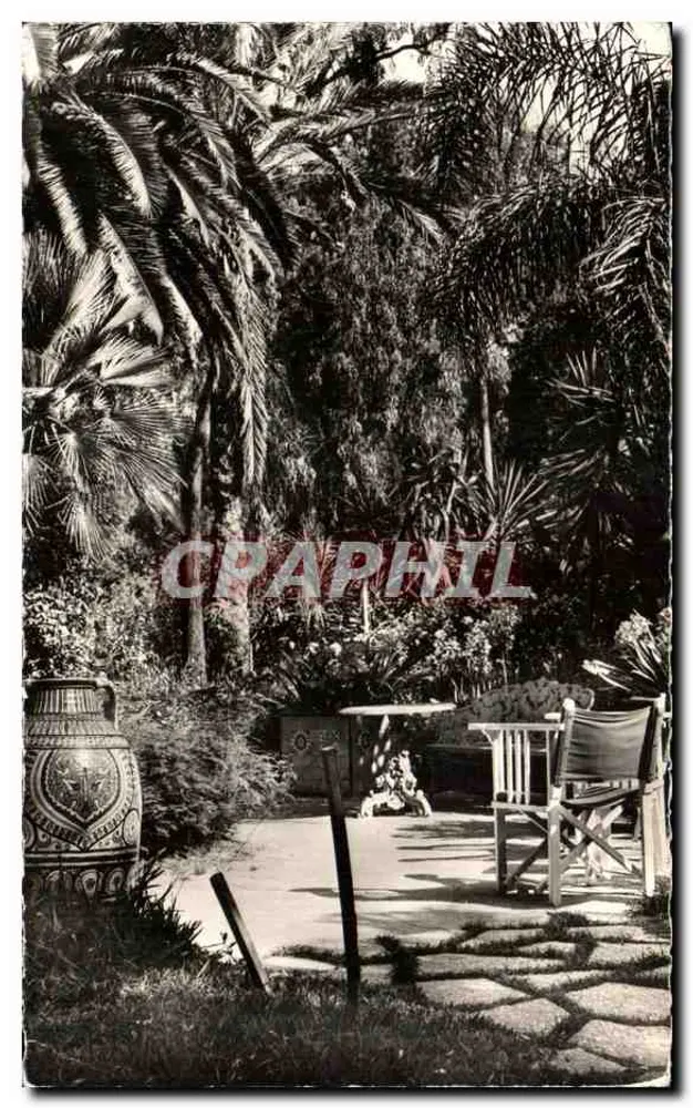Hôtel Saint-George (Alger) — Ein Eckchen des Gartens — Photo G. Bloadeau-Koub - Vorderseite