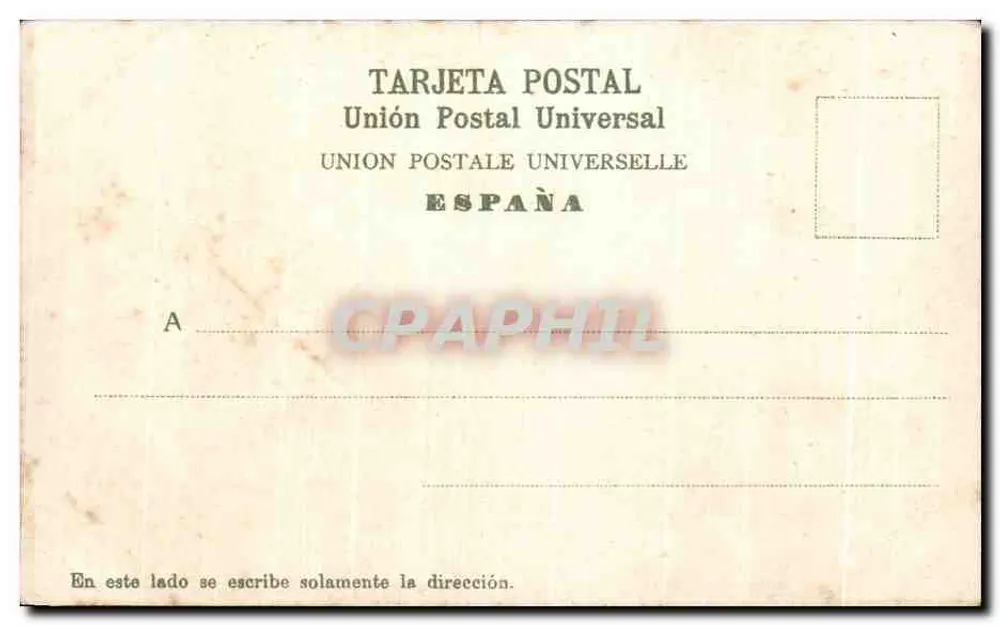 Natürliche Blumenmatten in Orotava — unbekannter Verlag, Nr. 7858 - Rückseite