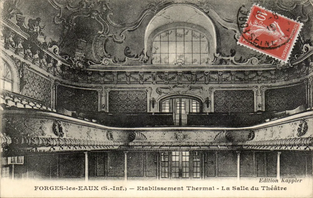 Forges-les-Eaux (S.-Inf.) — Thermalbad — Der Theaterraum — Edition Kappler - Vorderseite
