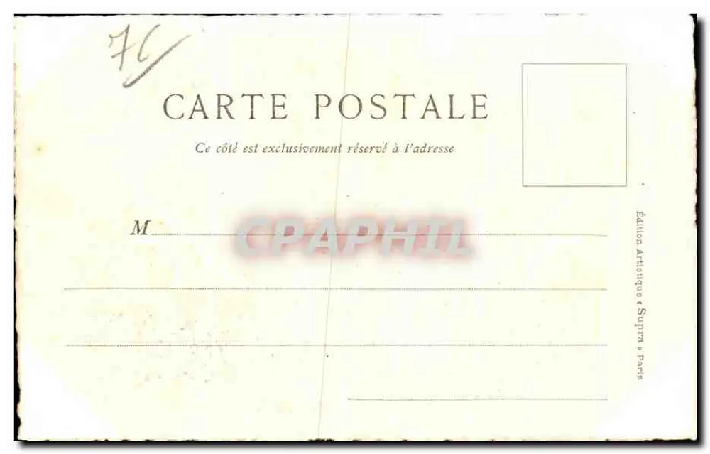 Palast der Gerechtigkeit von Rouen — 16. Jahrhundert — Edition Artianque Supra - Rückseite