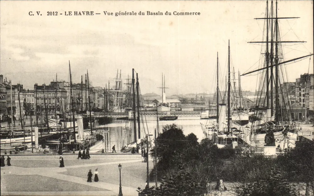 Le Havre — Allgemeiner Blick auf den Handelshafen — C.V. 2012 - Vorderseite