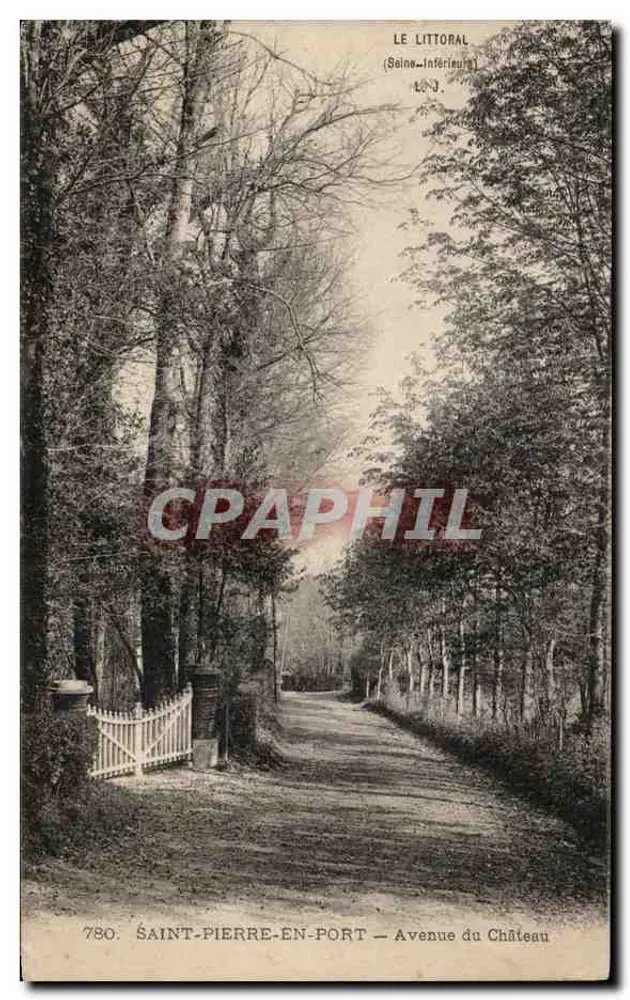 Saint-Pierre-en-Port — Avenue du Château — Der Küstenbereich (Seine-Inférieure) - Vorderseite