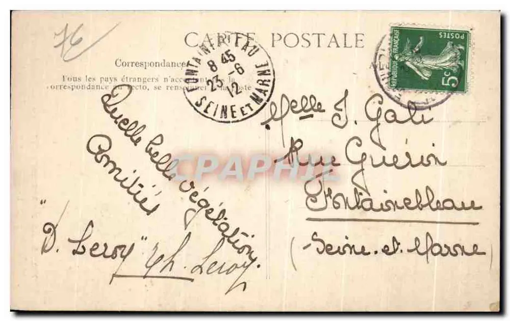 Saint-Pierre-en-Port — Avenue du Château — Der Küstenbereich (Seine-Inférieure) - Rückseite