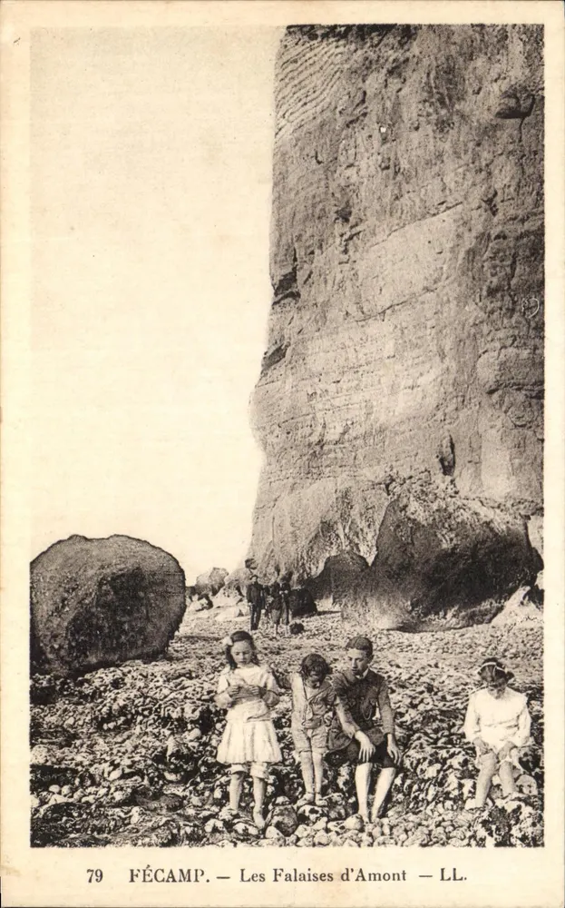 Fécamp — Die Klippen von Amont — LL. n°79 - Vorderseite