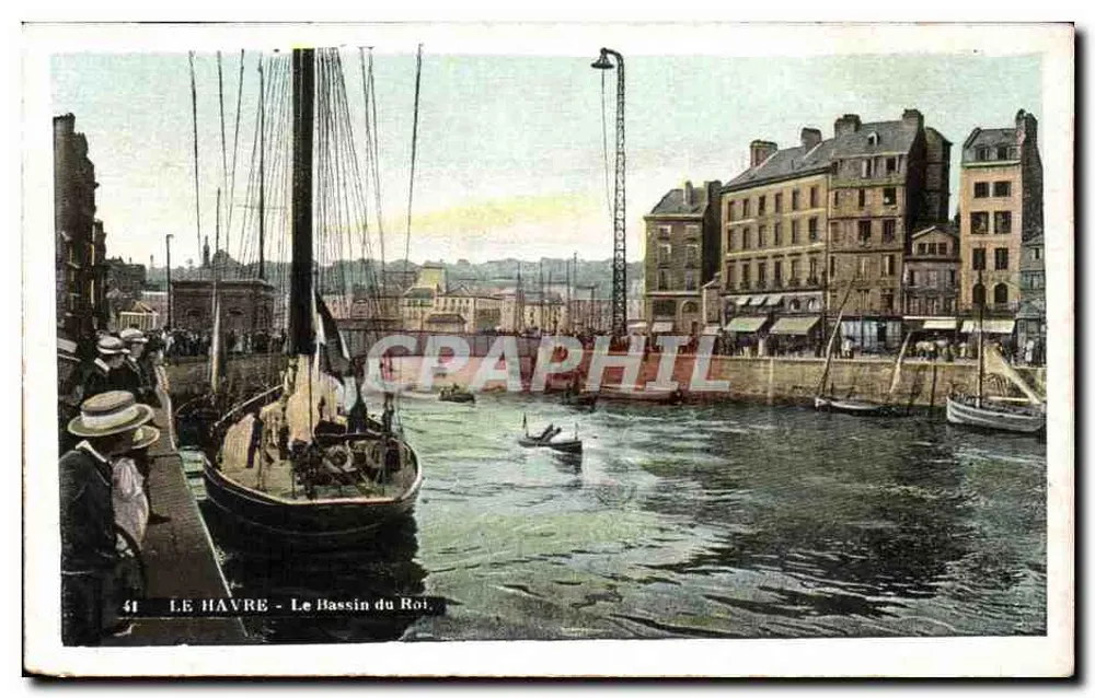 Le Havre - Le Bassin du Roi — Verleger Graphil, Nr. 41 - Vorderseite
