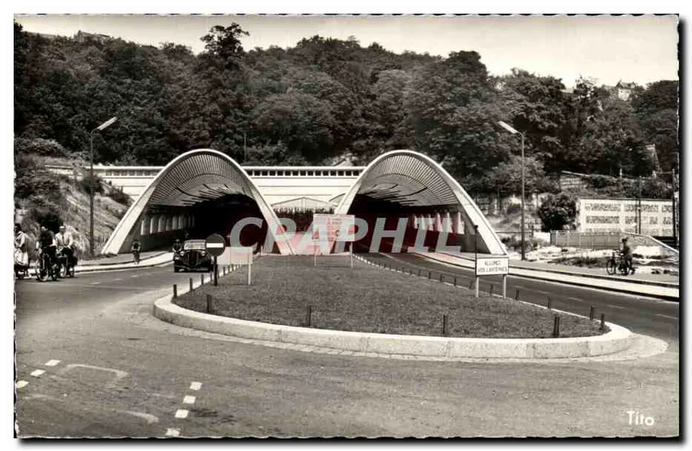 Túnel Jenner — Saída Sul — Le Havre — editor Tito, n°1233 - Frente