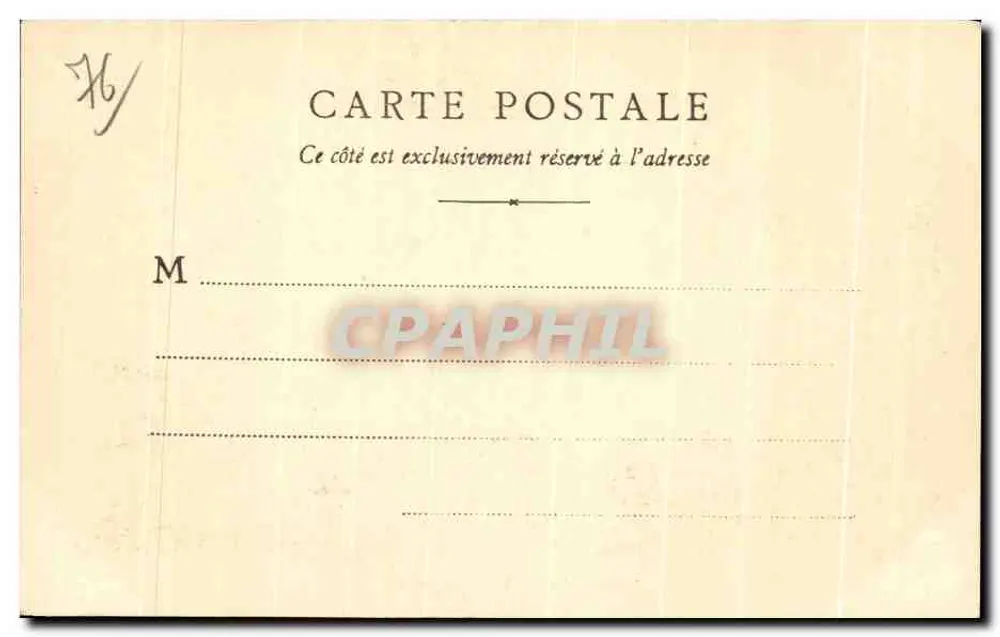 Le Port du HAVRE en 1776 — gravure d'H. Harmand - Verso