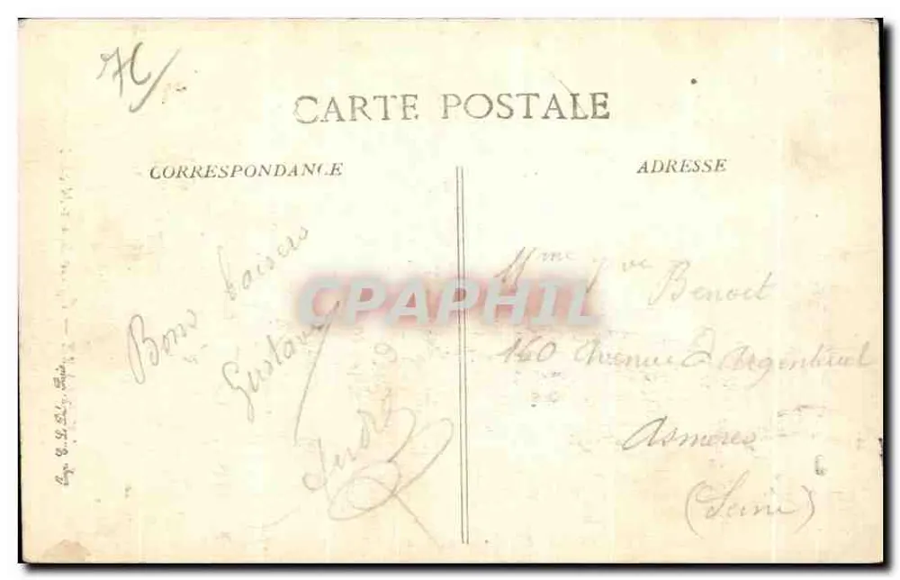 Le Havre — Église Saint-Michel — Fabri de C. Desbœuf & Cie - Reverso