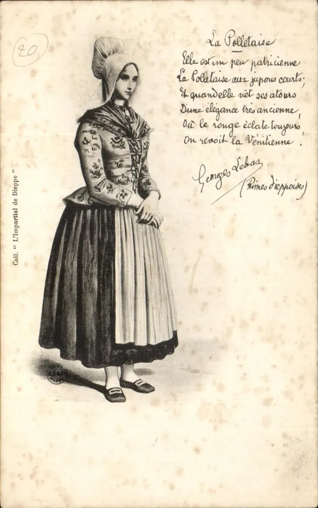 La Polletaise — traditionelles Kleid — L'Impartial de Dieppe, n°20 - Vorderseite
