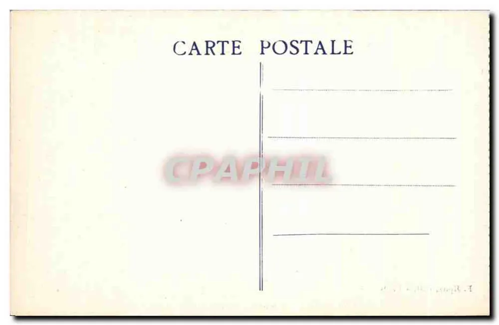 Grottes de LA BALME (Isère) — Die Halle des Mönchs — Verlag: Nr. 19 - Rückseite