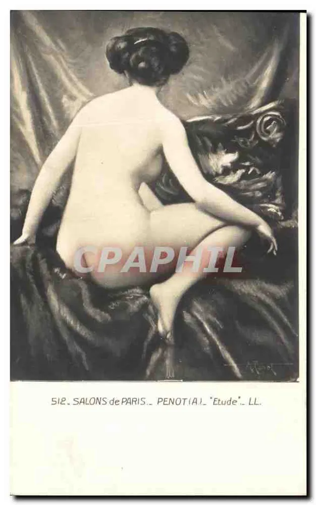 Weibliche Nacktheit — Studie — SALONS von PARIS, PENOT (A) — Nr. 512 - Vorderseite