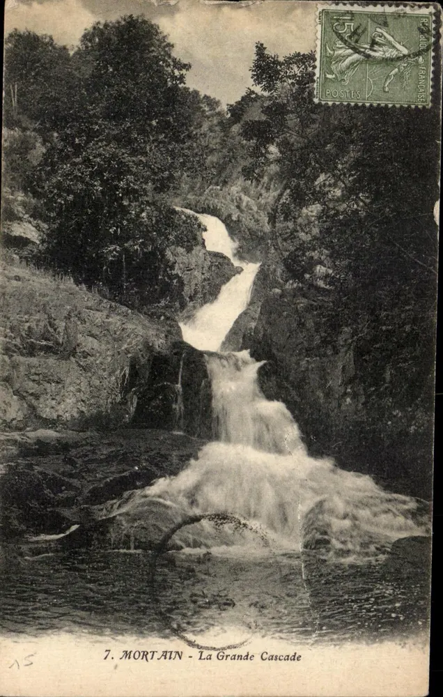 Mortain — La Grande Cascade — éditeur G. Artaud, Nantes, n°7 - Awers