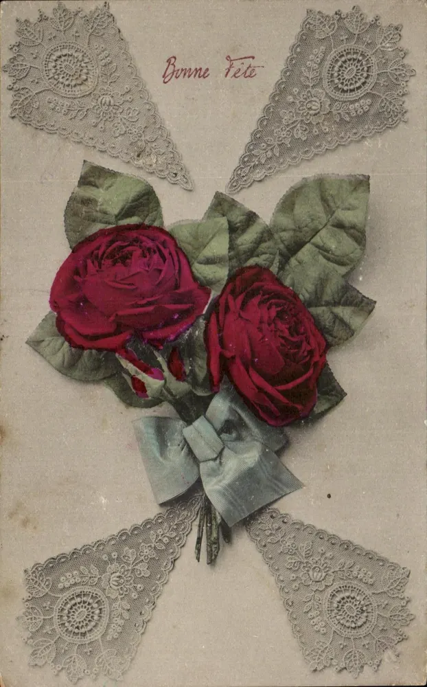 Bouquet di rose — editore E. F. Editori, serie 1469 - Recto