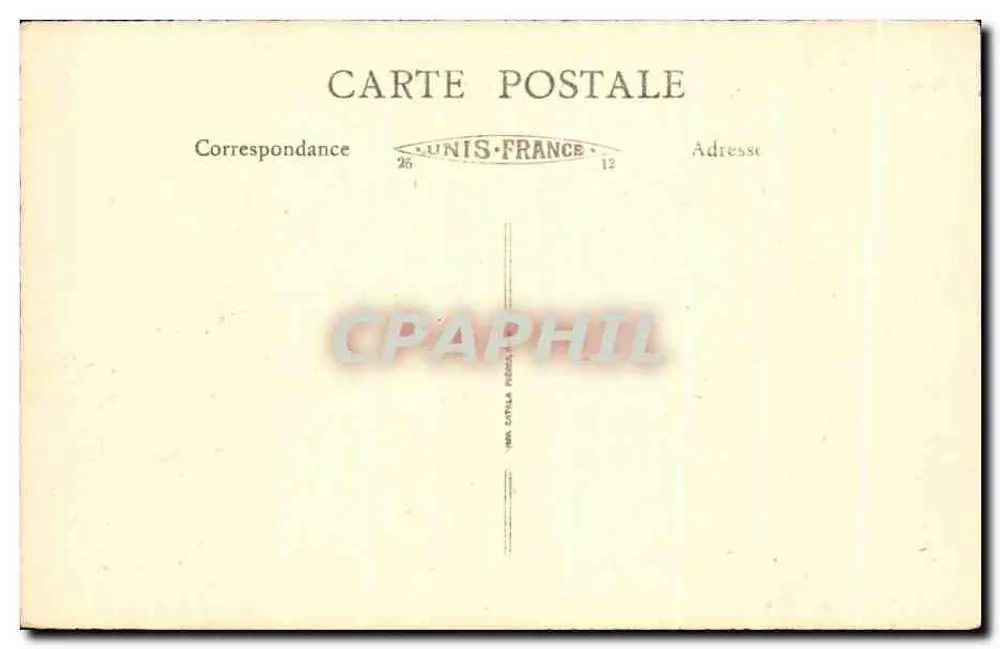 Saint Jean-Baptiste de la Salle und Saint Grégoire VII — Skulpturen von Carlo Sarabezolles — Verleger Unis-France - Rückseite