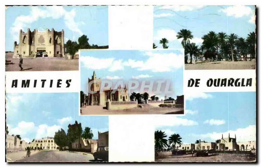 Ouargla — vista panorâmica — editor desconhecido, n° 1067 - Frente