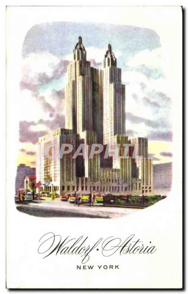 Waldorf-Astoria — Nova Iorque — editor Waldorf-Astoria - Frente