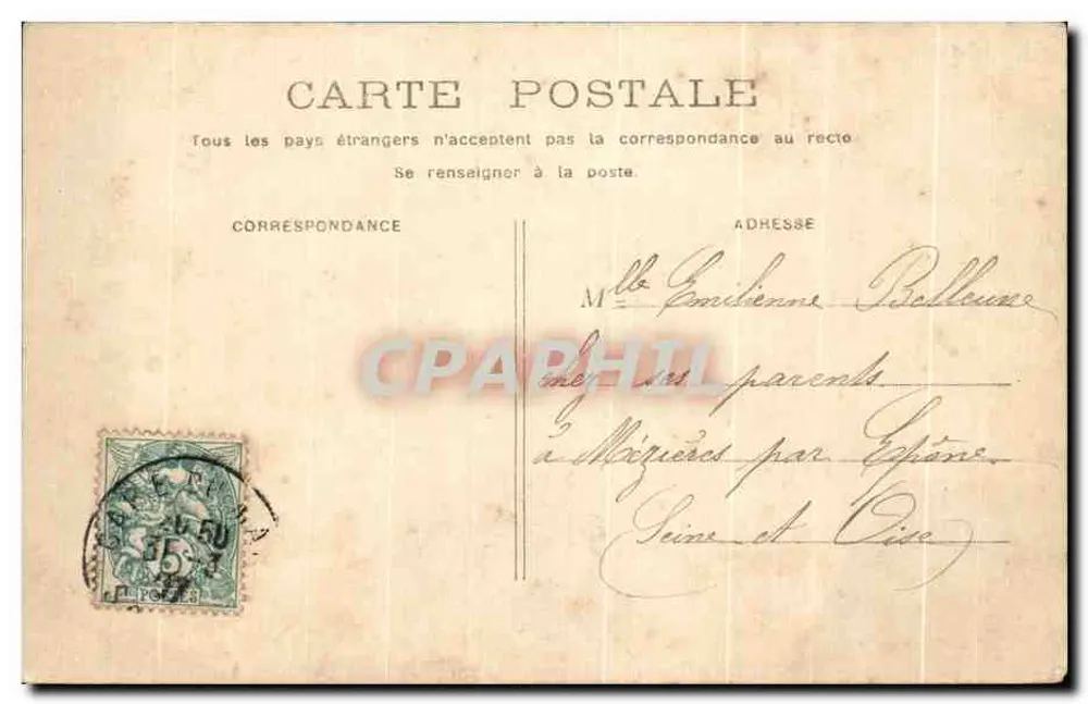 Peixe e rosas — 1º DE ABRIL — H.L. PARIS 20 - Verso