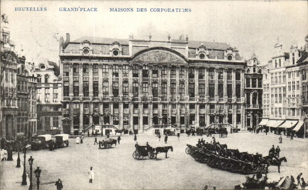 Brüssel - Grand-Place - Häuser der Gilden — Posticarte Druckerei - Vorderseite