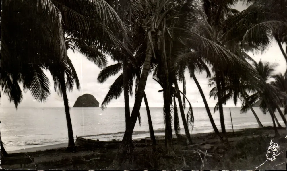 Der Diamant — Der Strand und der Felsen — Cliché Pierre MILON - Vorderseite
