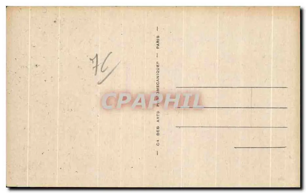 Dieppe — Das Casino und der Boulevard Verdun — CI des Arts Mécaniques, Paris, n°287 - Rückseite