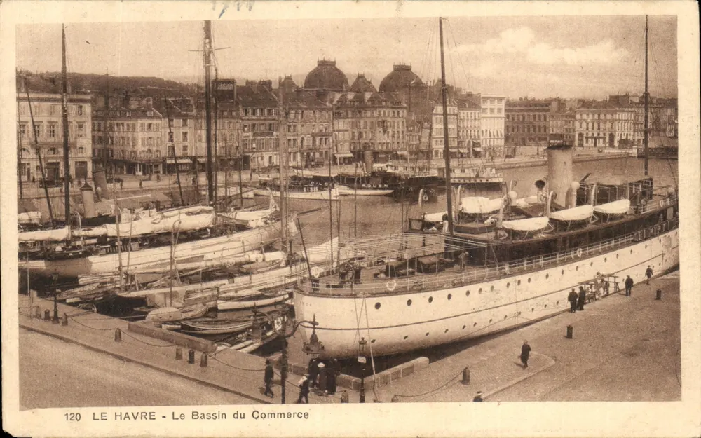 Le Havre - Der Handelskai — Verlag 'sélect' Nr. 120 - Vorderseite
