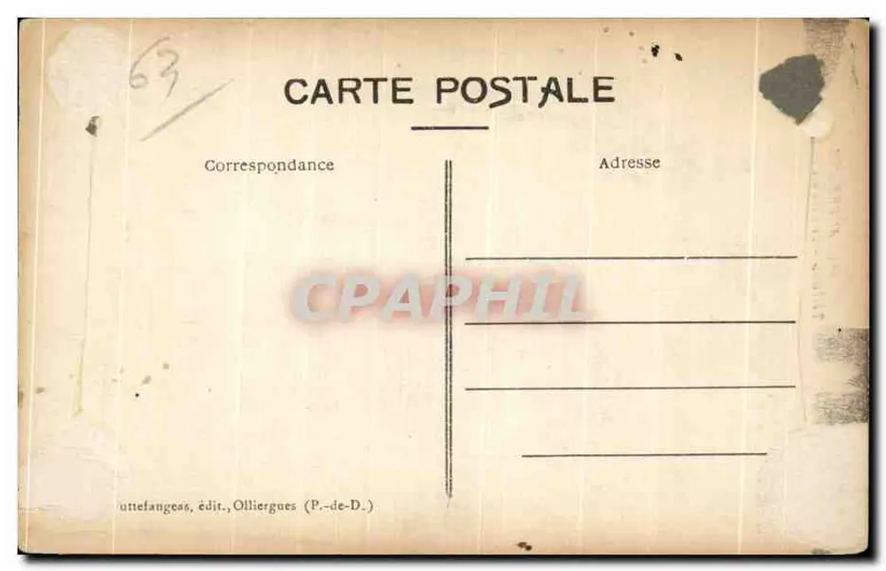 Thiers - Der Ecke der Hazards — Auvergne, n°273 - Rückseite