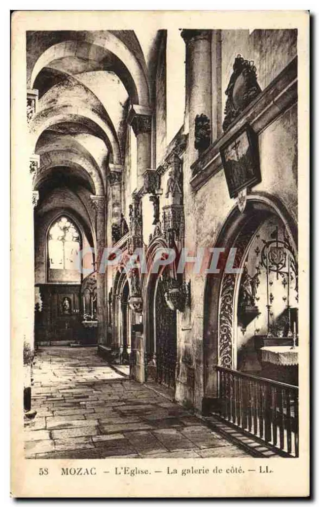 Mozac - Die Kirche - Die Seitenkapelle — LL. n° 58 - Vorderseite