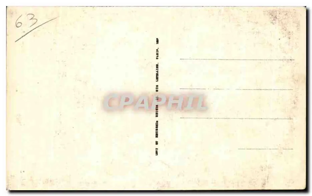 Mozac - Die Kirche - Die Seitenkapelle — LL. n° 58 - Rückseite