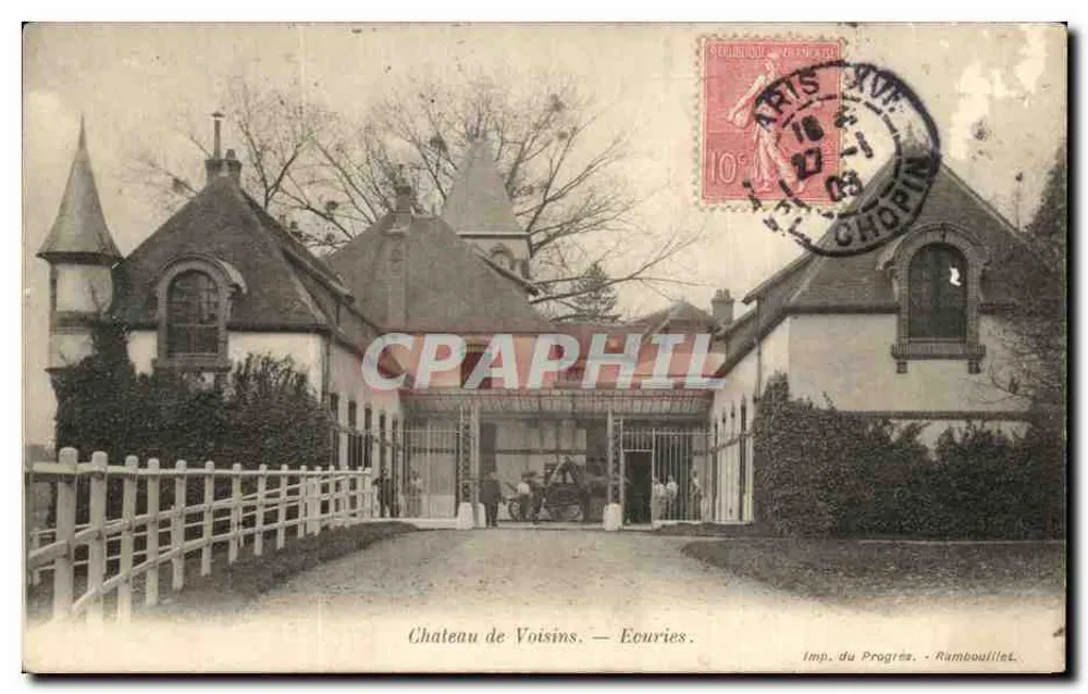 Château de Voisins — Ecuries — Imp. du Progrès. - Rambouillet - Frente