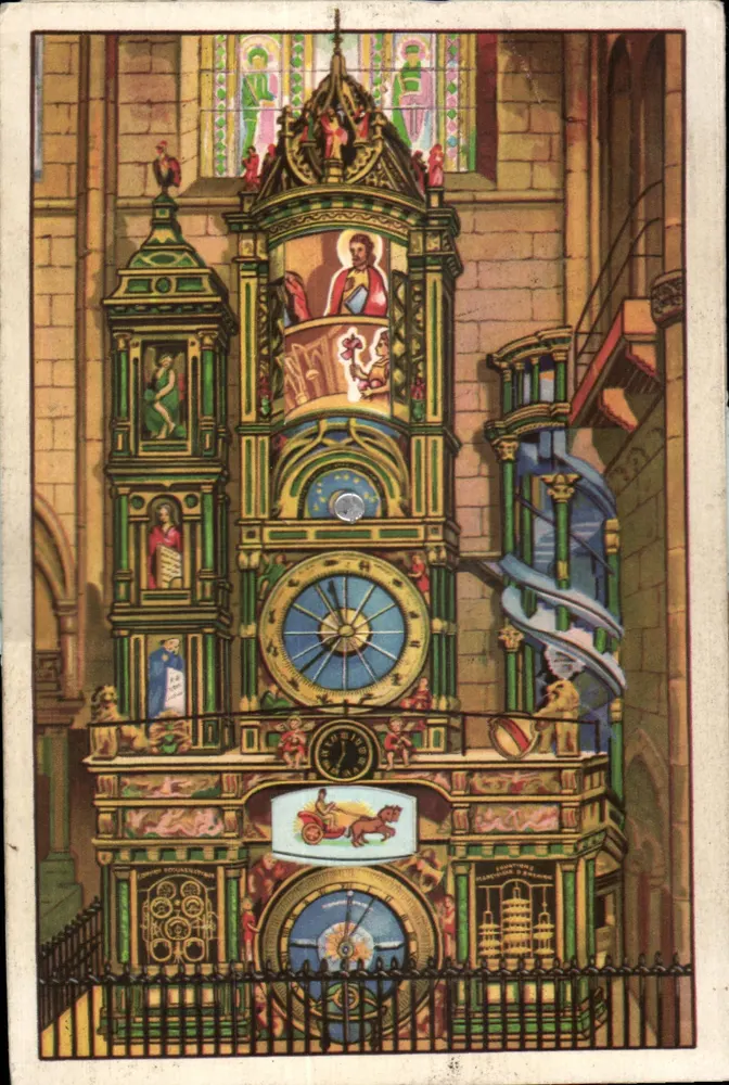 Astronomische Uhr der Strasbourger Kathedrale — Verlag LUB & C°, Rue de la Fonderie, Strasbourg - Vorderseite