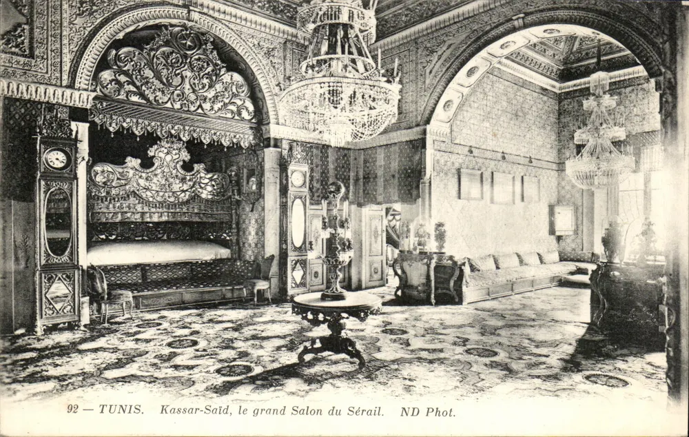 Tunis - Kassar-Said, der Große Salon des Sérails — ND Phot. - Vorderseite
