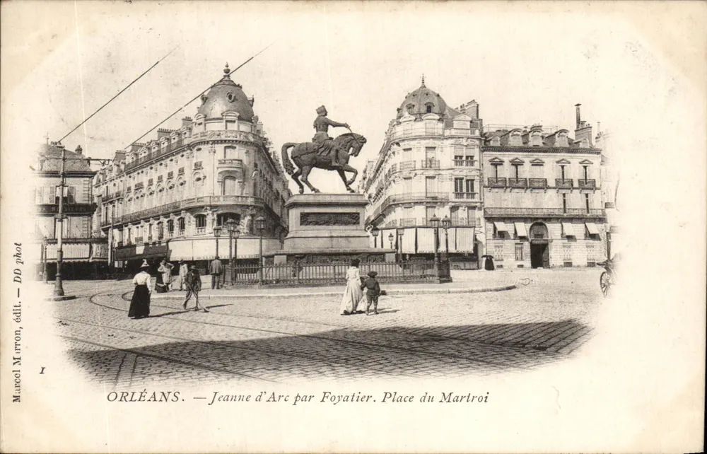 Orléans — Jeanne d'Arc von Foyatier. Place du Martroi — Marcel M. Irron, Verlag - Vorderseite