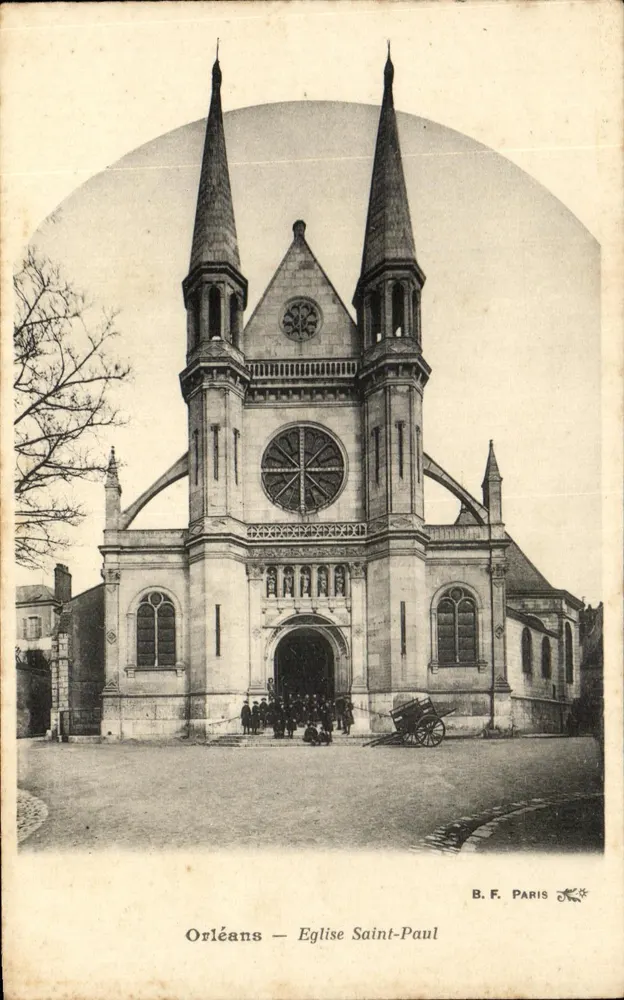 Orléans — Kerk van Sint-Paulus — B.F. Paris - Voorkant