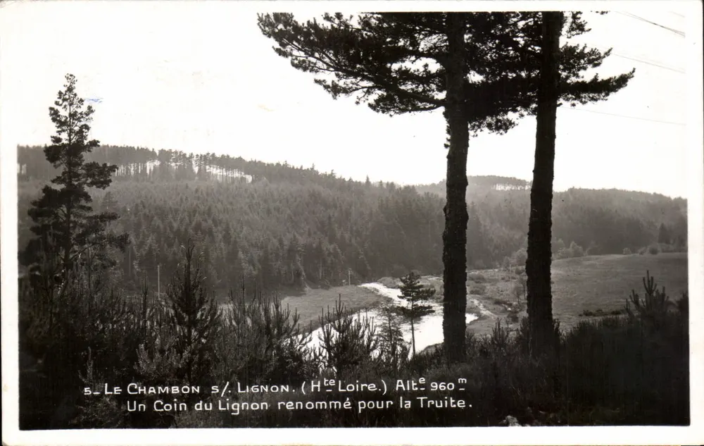 Le Chambon-sur-Lignon — Ecke des Lignon berühmt für Lachse — Edition Rhône et Ville - Vorderseite