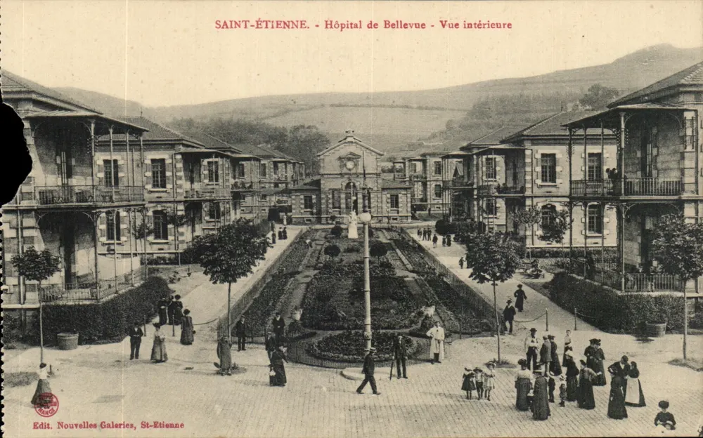 Saint-Étienne - Hôpital de Bellevue - Innensicht - Vorderseite