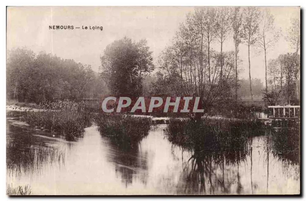 Nemours — O Loing — editor Baggen Thénard, n°15 - Frente