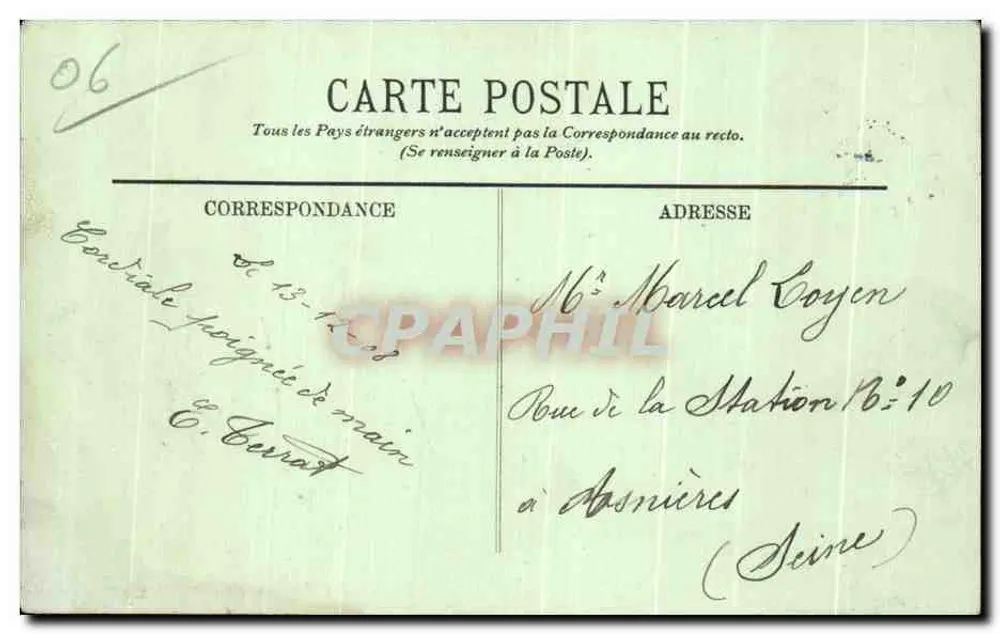 NICE — L'Avenue Masséna — LL. n°1170 - Rückseite