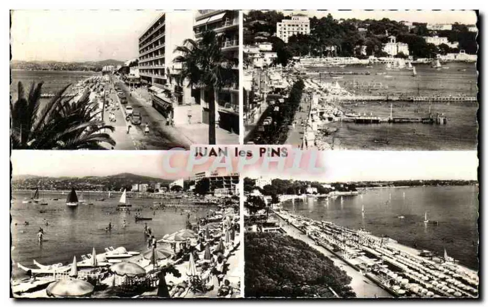 Juan-les-Pins — vista panorâmica — Os Editores 'MARIN' - n° 06 - Frente