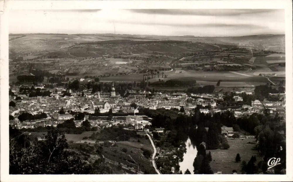 Bar-sur-Aube — Ansicht vom Chemin de la Fontaine — Verleger C.A.P. n° (50) - Vorderseite
