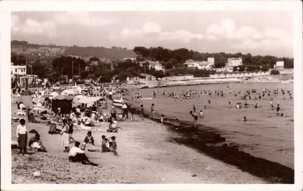 La Ciotat — La Grande Plage — Allgemeiner Blick — Edition V. Blaize - Vorderseite