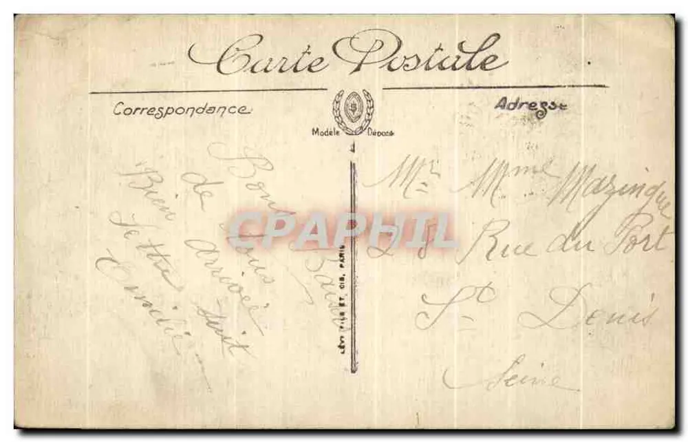 Une Baigneuse — LL. — n° 5048 - Verso