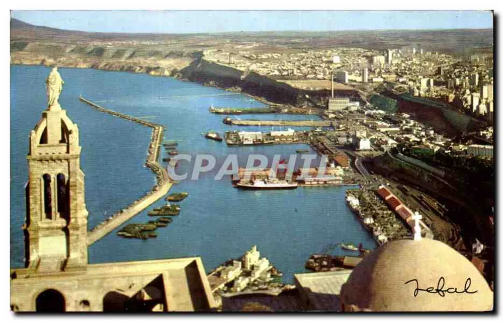Panoramablick von Tébessa — Algerien — Verlag Jefal - Vorderseite