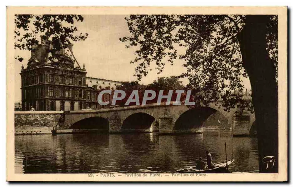 Paris — Pavillon de Flore - Vorderseite