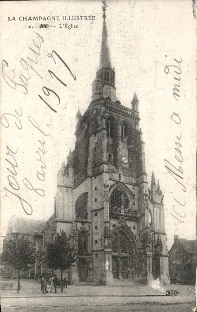 Ay — A Igreja — A Champagne Ilustrada, n°1 - Frente
