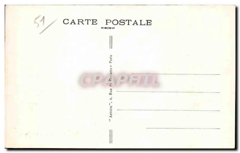Montmirail (Marne) — Tal der Petit Morin und Villa "La Folie" — Edition Héran von Paris - 43-50 - Rückseite