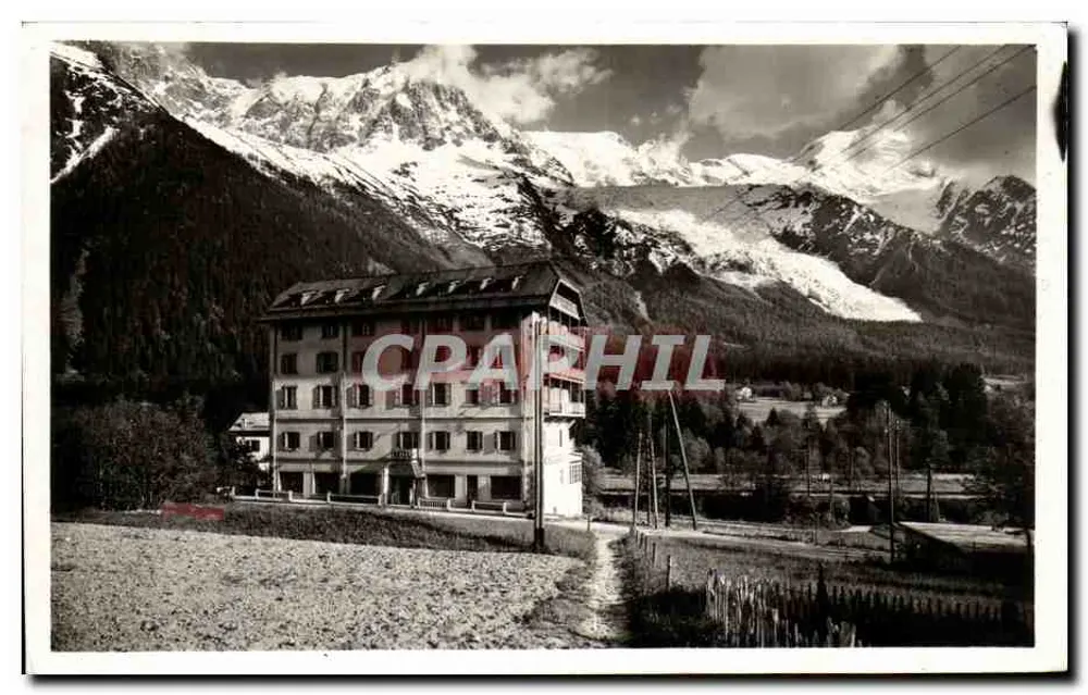 Pavillon der Großen Gletscher und der Mont-Blanc — Chamonix — Photo Gay-Couttet - Vorderseite