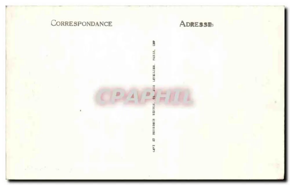 Env. de Melun — Castelo de Vaux-le-Vicomte — A Fachada Principal — LL 75 - Verso