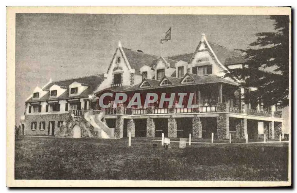 Der Club-House des Golfs — La Baule — Ausgabe aus dem Heft 'Buch der Internationalen Wagon-Lit-Gesellschaft' — n° A 16 - Vorderseite